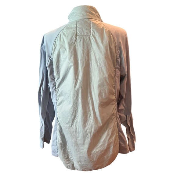 Kyodan Athletic Running Zip Up Jacket Light Blue Women’s Size XL - Picture 4 of 7
